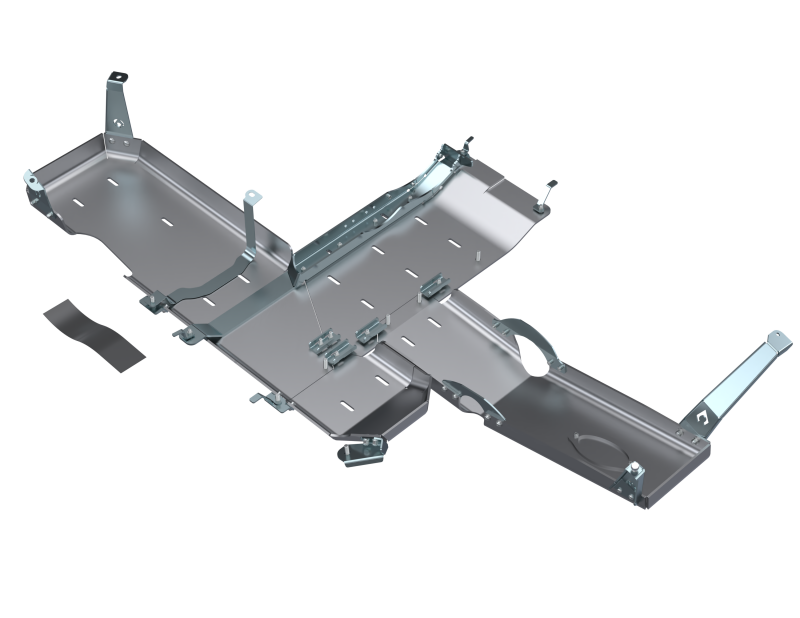 Jeep Wrangler Belly Pan - Artec Industries - Full Bellypan w/ Oil Door - 2 Door 3.6L Alum - `21-`25